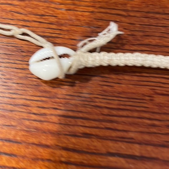 Blue and white beach choker - Picture 3 of 3